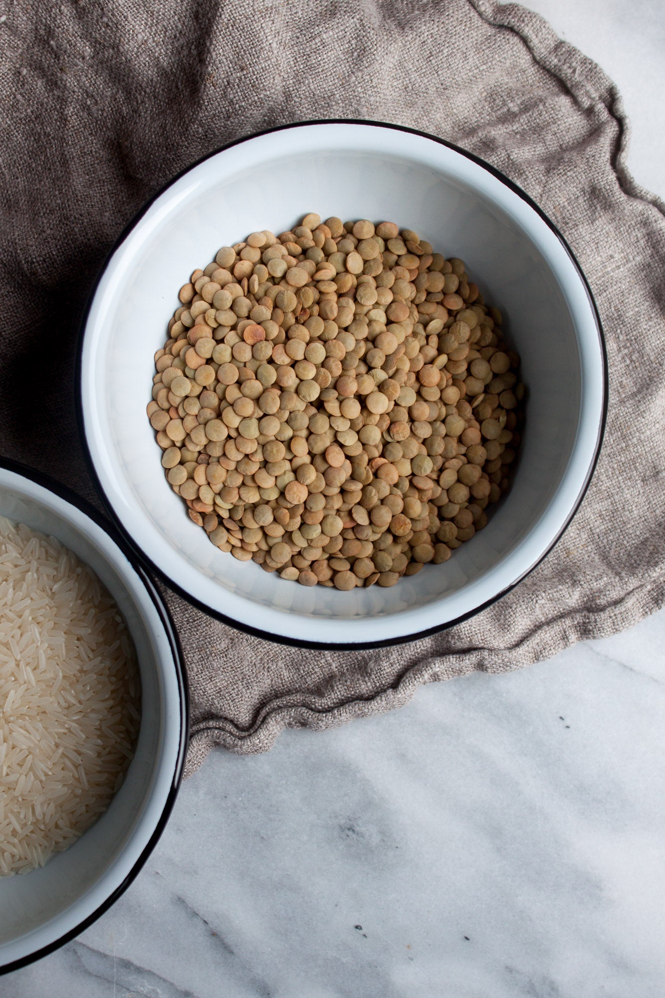 传统的小扁豆Mujadra |Lentils & Rice