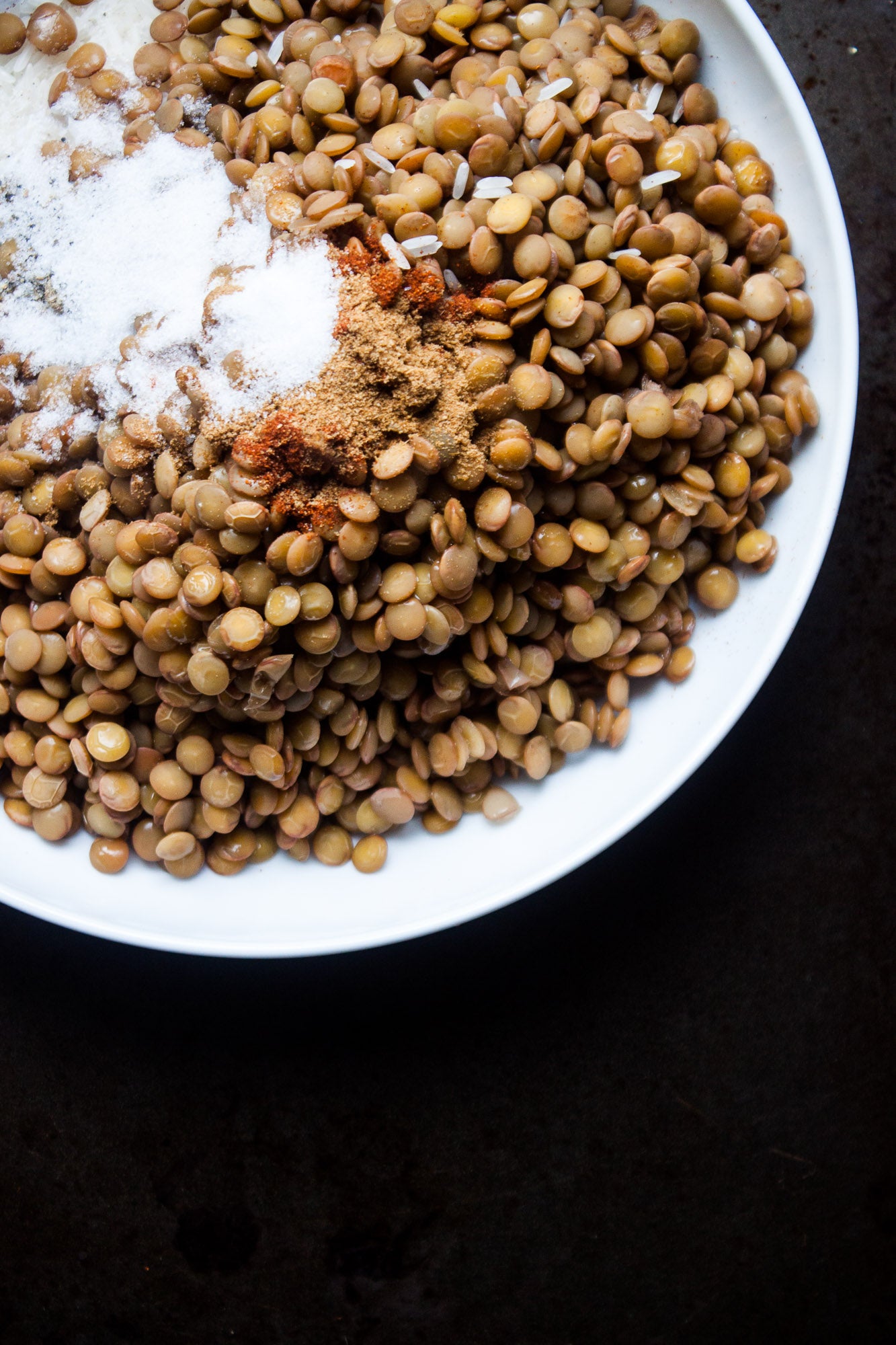 传统的小扁豆Mujadra |Lentils & Rice